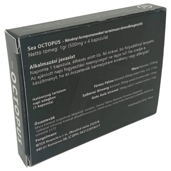 Octopus - étrend kiegészítő kapszula férfiaknak (4 db)