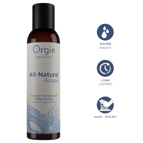 Orgie All Natural - vízbázisú síkosító gél (150 ml)