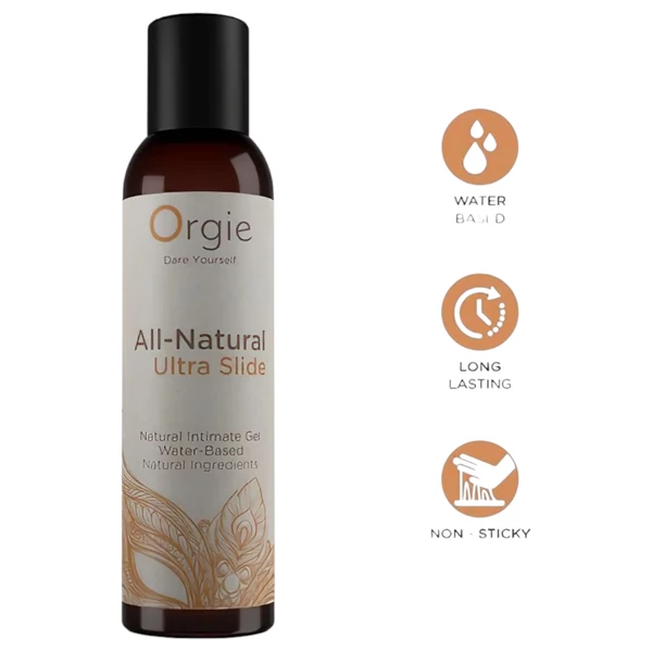 Orgie All Natural - hosszan tartó síkosító gél (150 ml)