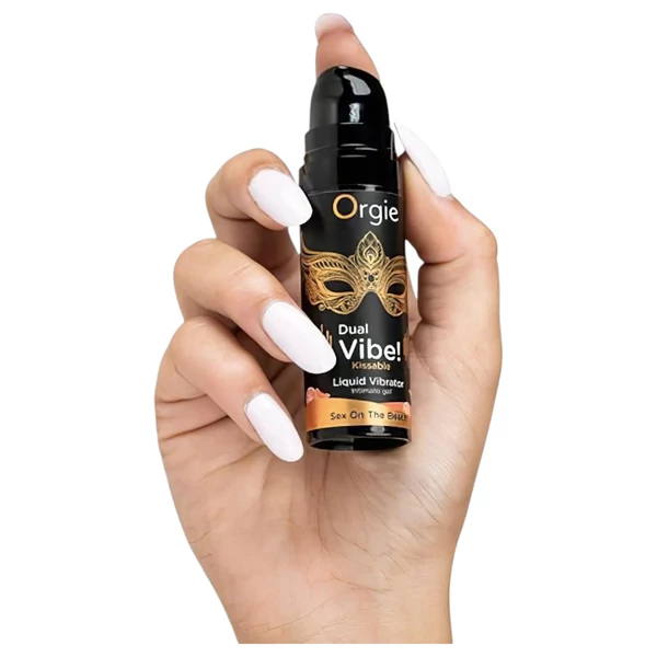 Orgie Dual Vibe - unisex folyékony vibrátor - Sex on the Beach (15 ml)