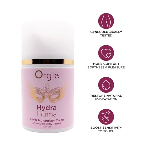 Orgie Hydra Intima - intim ápoló krém nőknek (50 ml)