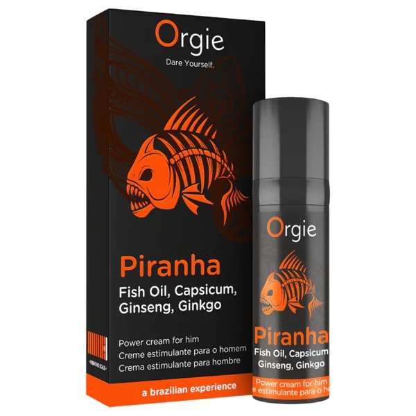 Orgie Piranha - stimuláló krém férfiaknak (15ml)