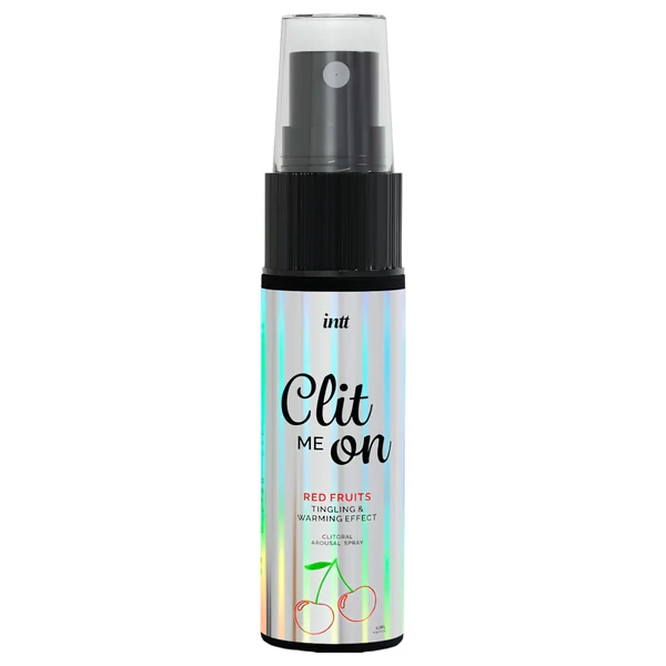 intt Clit Me On - folyékony vibrátor csiklóspray - piros gyümölcs (12ml)