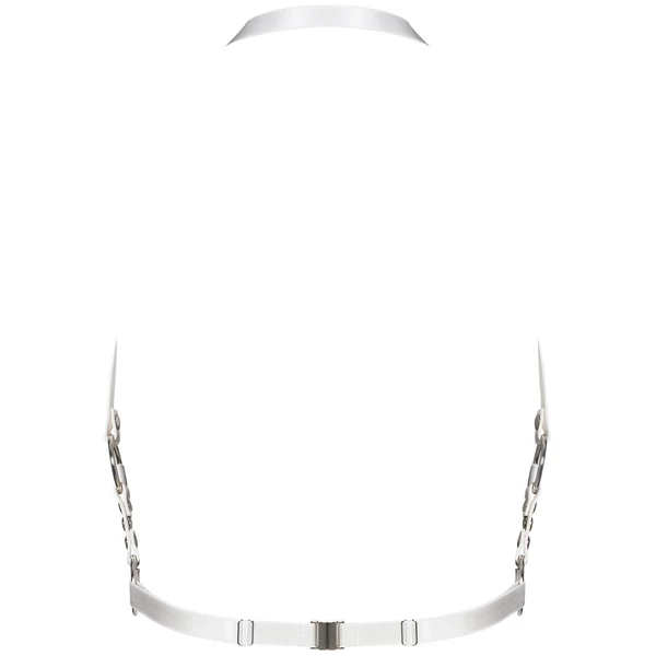 Obsessive A759 - szegecses dísz testhám felső (fehér) - S-L