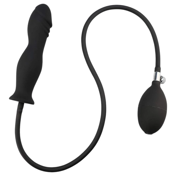 Wild Play - pumpálható anál plug (fekete)