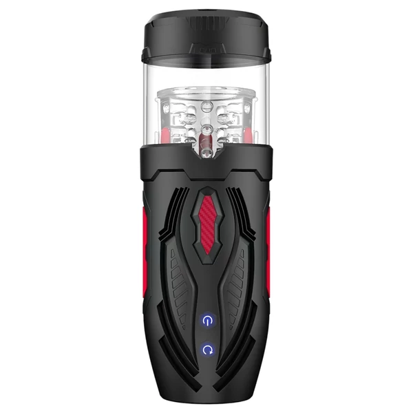 Men's Play - lökő forgó maszturbátor (fekete)