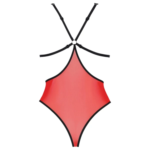 Passion Peonia - body oldalkivágással (piros)