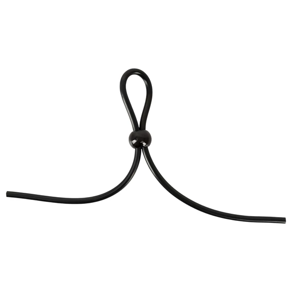 Magic Shiver - állítható péniszgyűrű (fekete)