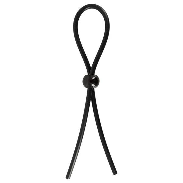 Magic Shiver - állítható péniszgyűrű (fekete)