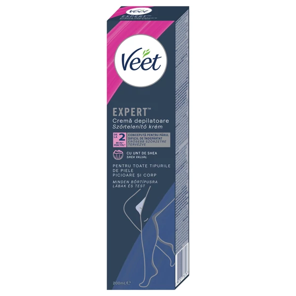 Veet Expert - intim szőrtelenítő krém (200 ml)