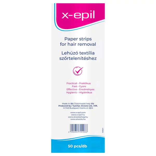 X-Epil - lehúzó textil csíkok (50 db)