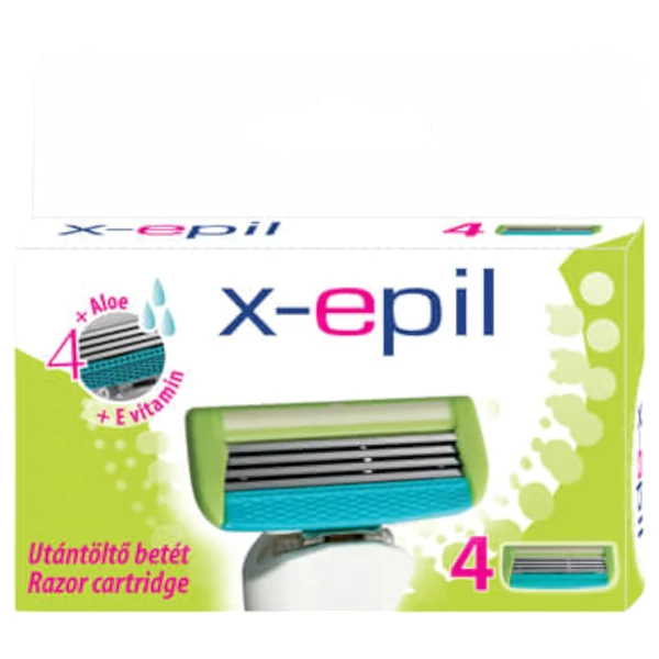 X-Epil - női borotva betét 4 pengés (4 db)