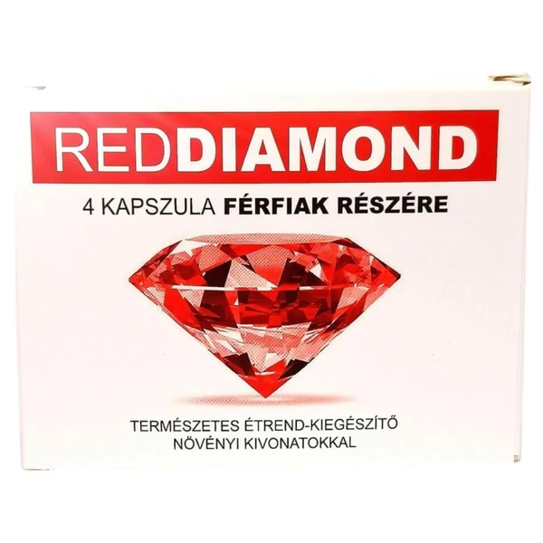 Red Diamond - természetes étrend-kiegészítő férfiaknak (4db)