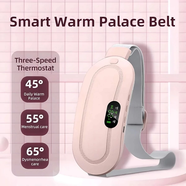 EMS - Smart Warm Palace Belt - menstruációs melegítő öv (rózsaszín)