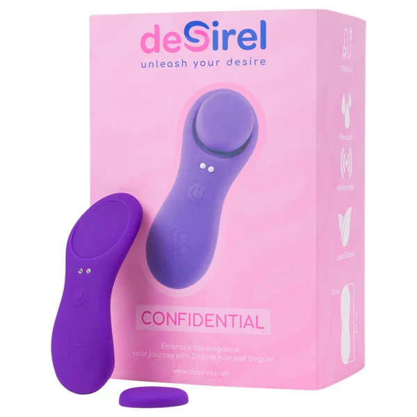 Desirel Confidential - App-vezérelt bugyi vibrátor (lila)