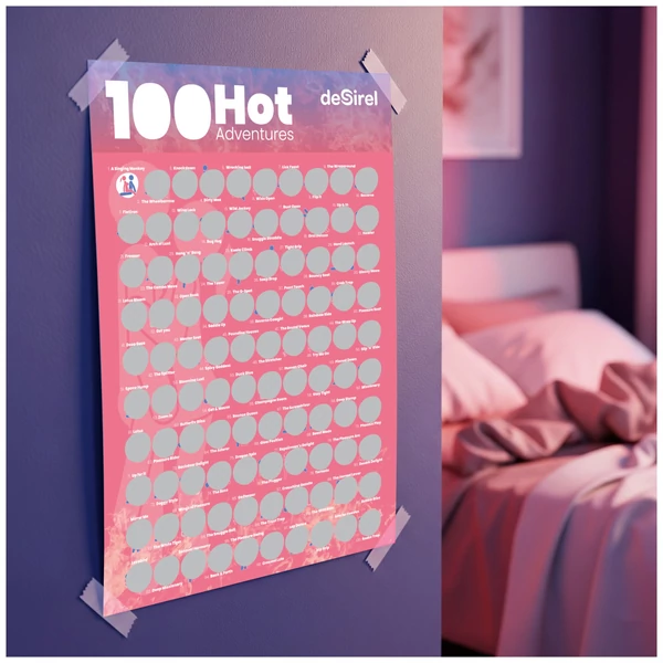 Desirel - 100 szexpóz kaparós poszter társasjáték