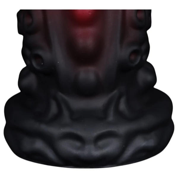 OgazR - polipkar dildó - 19 cm (piros)
