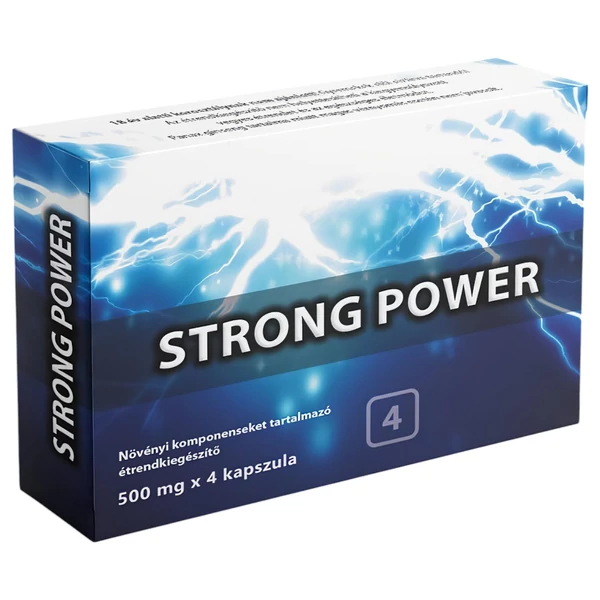 Strong Power Plus - étrend kiegészítő kapszula férfiaknak (4 db)