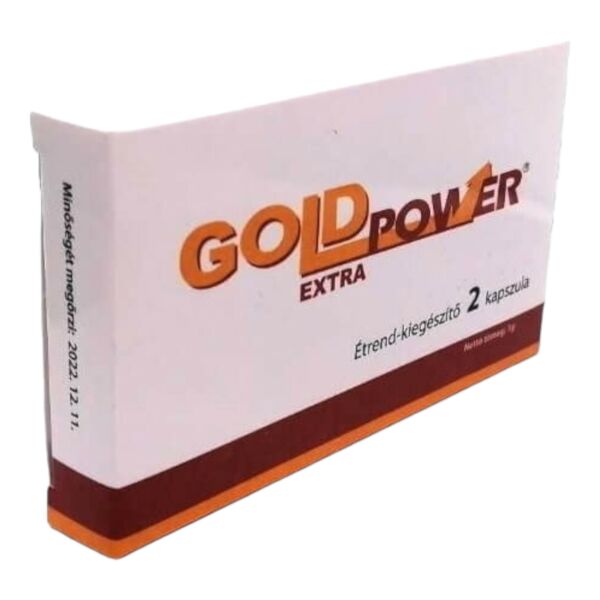 Gold Power - étrendkiegészítő kapszula férfiaknak (2db)