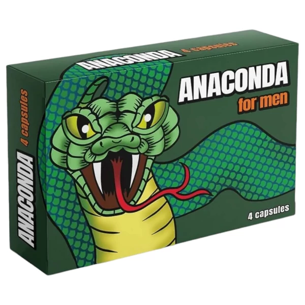 Anaconda - természetes étrend kiegészítő férfiaknak (4 db)