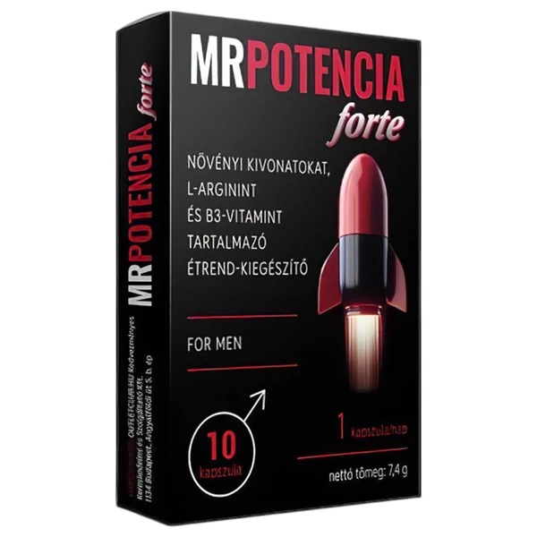 MrPotencia Forte - étrend kiegészítő kapszula férfiaknak (10 db)