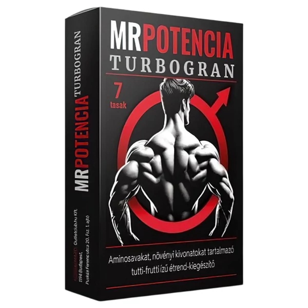 MrPotencia Turbogran - étrend-kiegészítő férfiaknak (7 db)