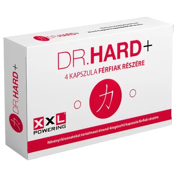 Dr. Hard+ - erős, étrend-kiegészítő kapszula férfiaknak (4 db)