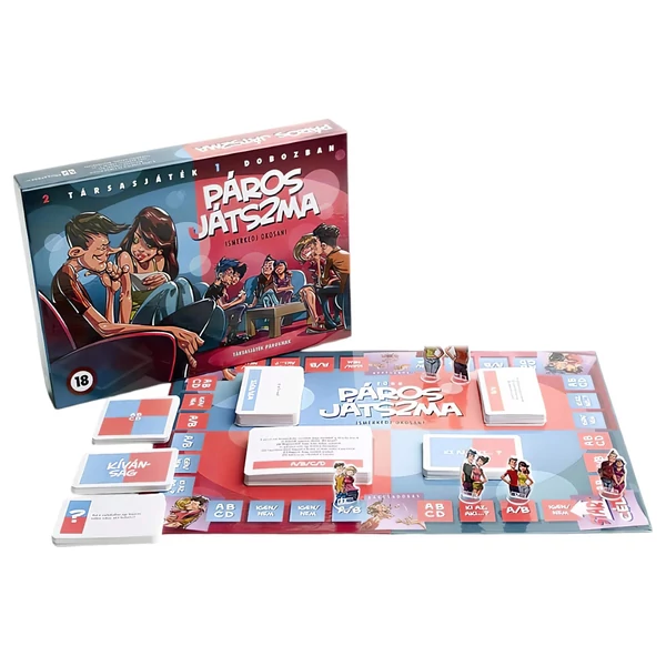 Páros játszma - Ismerkedj okosan felnőtt szex társasjáték