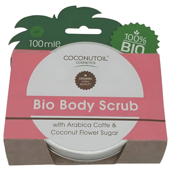 Coconutoil - bio Testradír Kávéval & Kókuszvirágcukorral (100 ml)