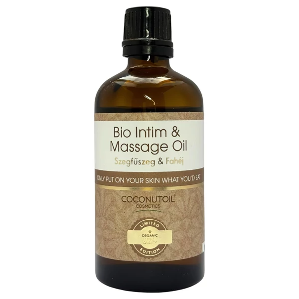 Coconutoil - bio Intim & Masszázsolaj - szegfűszeg-fahéj (80 ml)