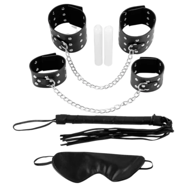 Fetish Fantasy - bondage szett (fekete)