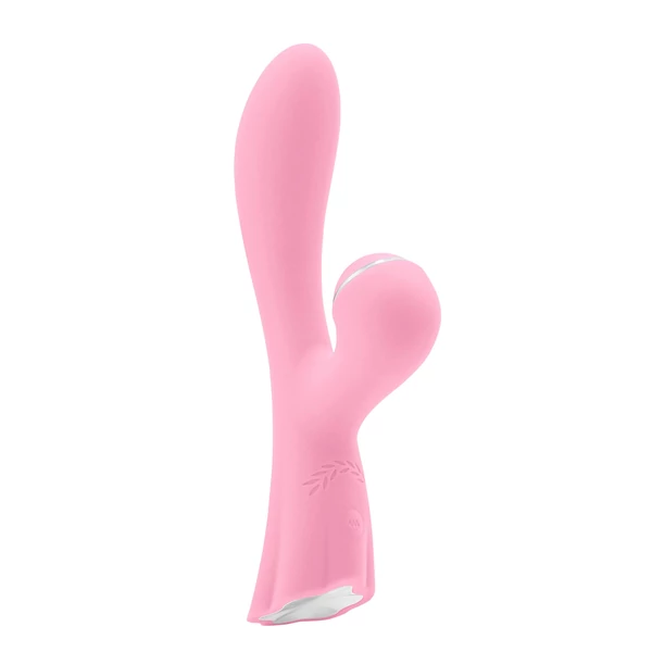 LUXE Aura - 2in1 léghullámos, akkus vibrátor (pink)