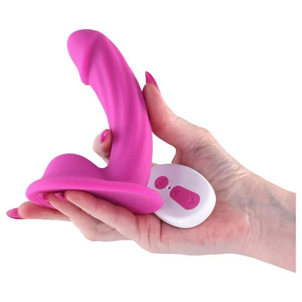 NS Novelties - 2in1 csiklóizgató és G-pont vibrátor (pink)