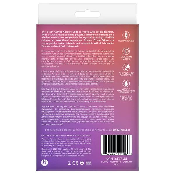 NS Novelties - 2in1 csiklóizgató és G-pont vibrátor (pink)