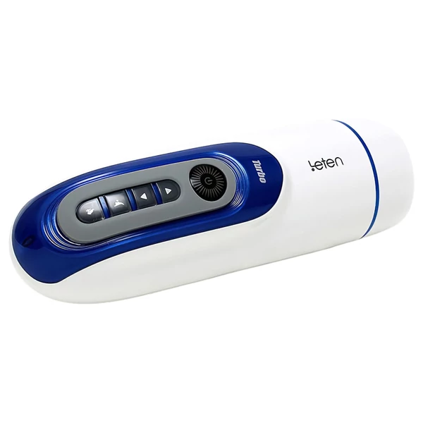 Leten SM390 - nyögő, melegítő maszturbátor (fehér)