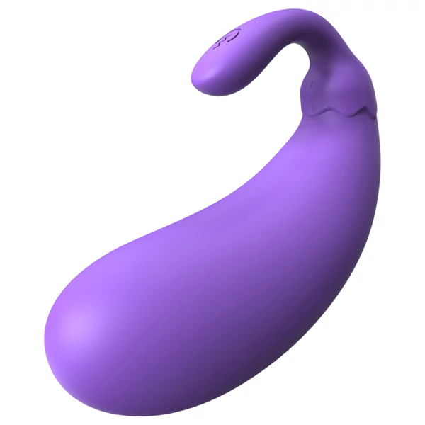 Sex HD - padlizsán formájú vibrációs tojás (lila)