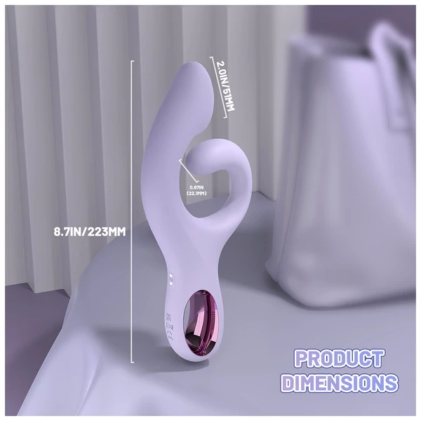 Sex HD - csiklókaros G-pont vibrátor (lila)