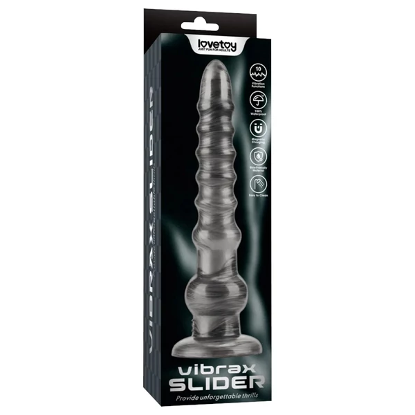 Lovetoy King Sized - extra nagy vibrátor - 32 cm (szürke)