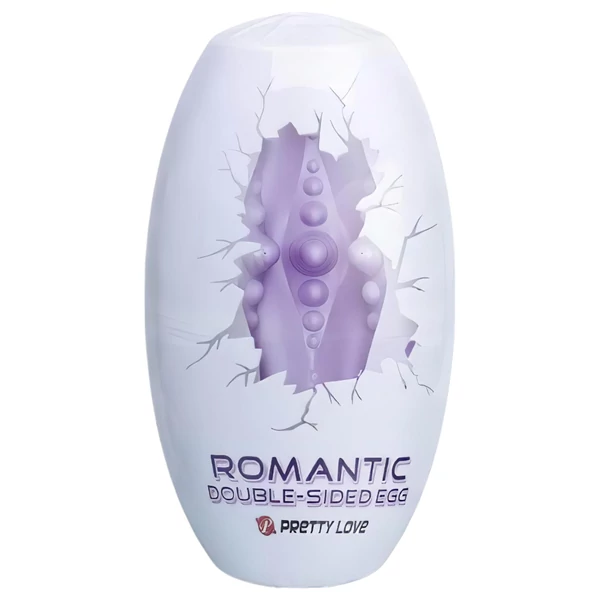Pretty Love Romantic - maszturbátor tojás - 1 db (lila)