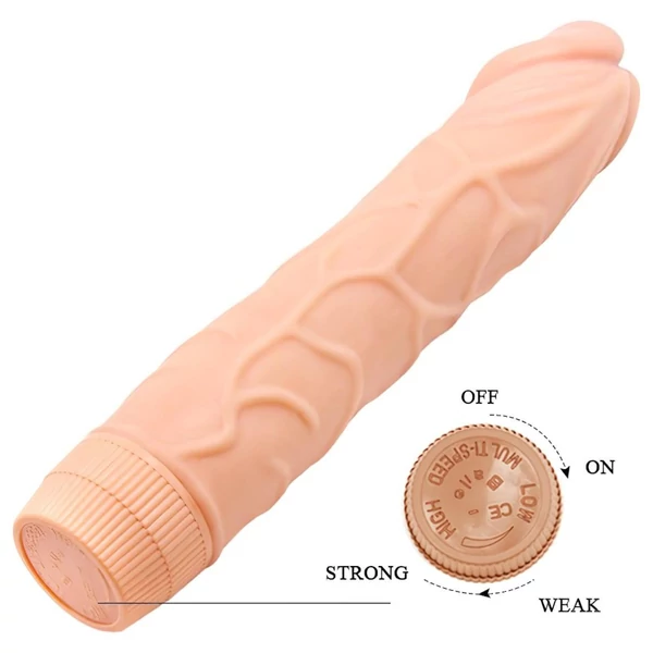 Baile Barbara - élethű vibrátor - 22,5 cm (testszínű)