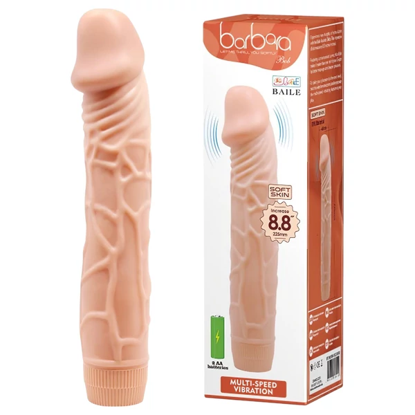 Baile Barbara - élethű vibrátor - 22,5 cm (testszínű)
