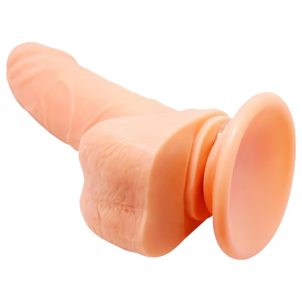 Baile Barbara Mark - élethű, forgó vibrátor - 15 cm (natúr)