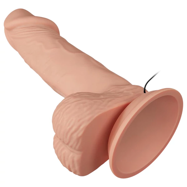 Baile Zebulon - élethű, herés vibrátor - 19 cm (testszínű)