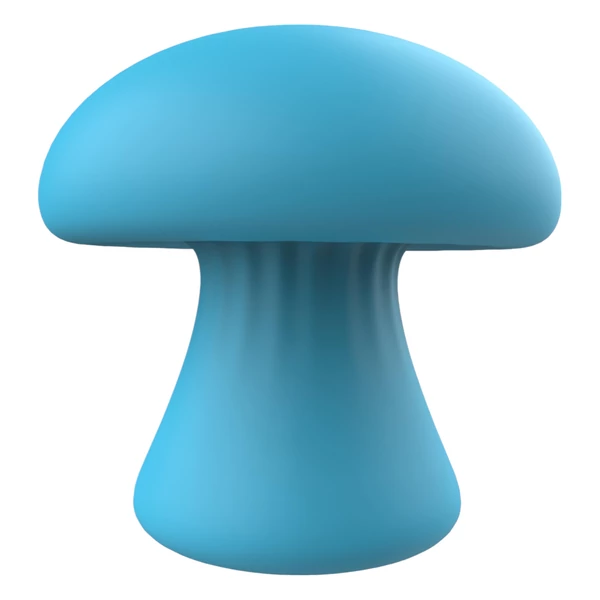 Magic Mushroom - akkus arc masszírozó (kék)