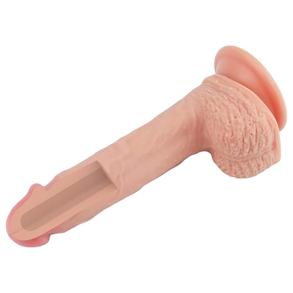 Lovetoy Nature Cock - tapadókorongos élethű dildó - 21 cm (natúr)