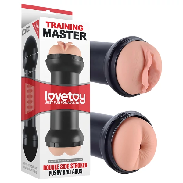 Lovetoy - punci és popsi maszturbátor (testszínű)