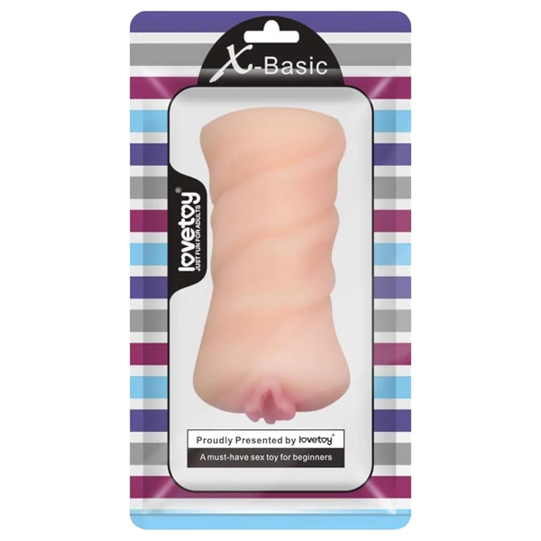 Lovetoy X-Basic - műpunci maszturbátor (testszínű)