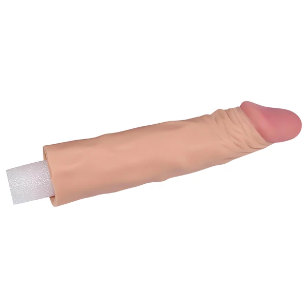 Lovetoy Pleasure X-tender - péniszköpeny - 19 cm (testszínű)