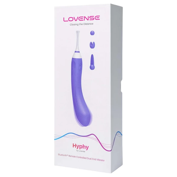 Lovense Hyphy - App-vezérelt 2in1 vibrátor (lila)