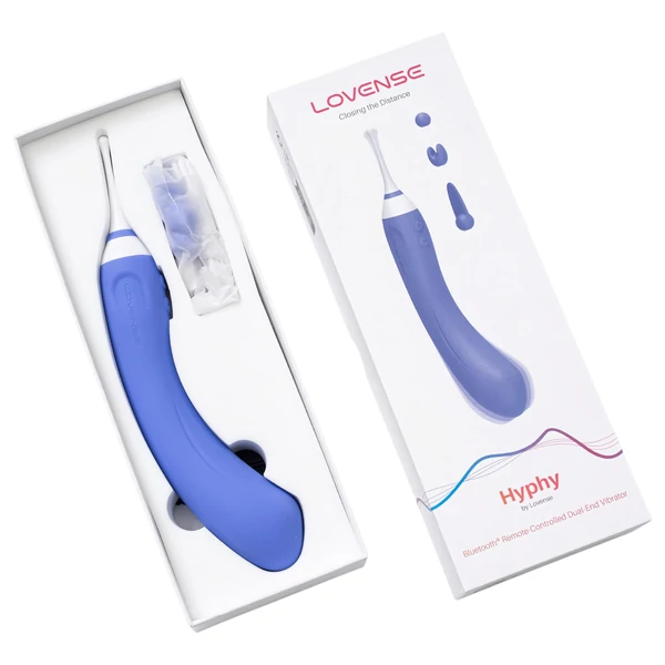 Lovense Hyphy - App-vezérelt 2in1 vibrátor (lila)